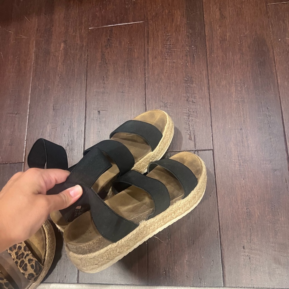 Black Espadrille Sandals